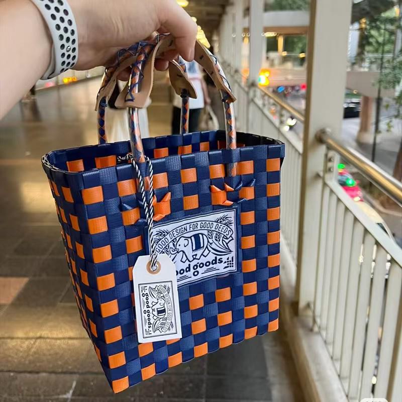 Elegante 2025 Thailändische Handgefertigte Geflochtene Körbe: Strandtasche