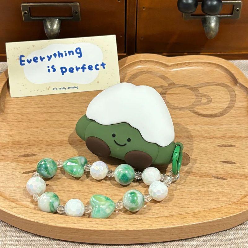 

Xiaomibuds5pro Earphone Case Redmi Redmi Buds6 Youth Version Protective Case 6 Dynamic Version Niche Cartoon Air4se Shatter-resistant Soft 6pro Xiaomi Buds5 Matcha Green Snow Mountain + Bracelet