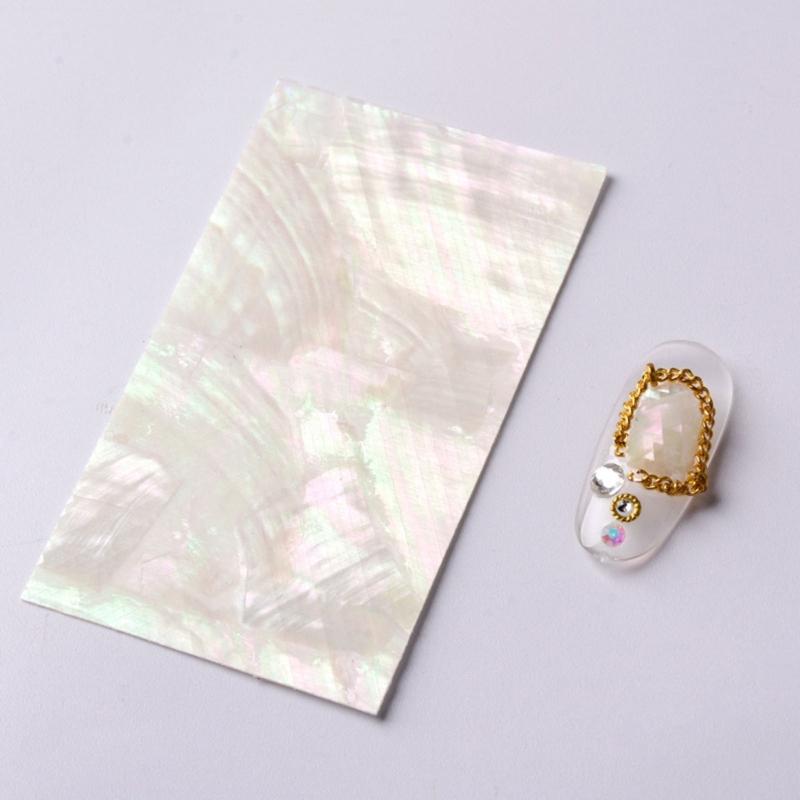 Abalone Shells Sticker Sheet Self Adhesive for Jewelry Making Craft Photo Album Phone Case Embellishment