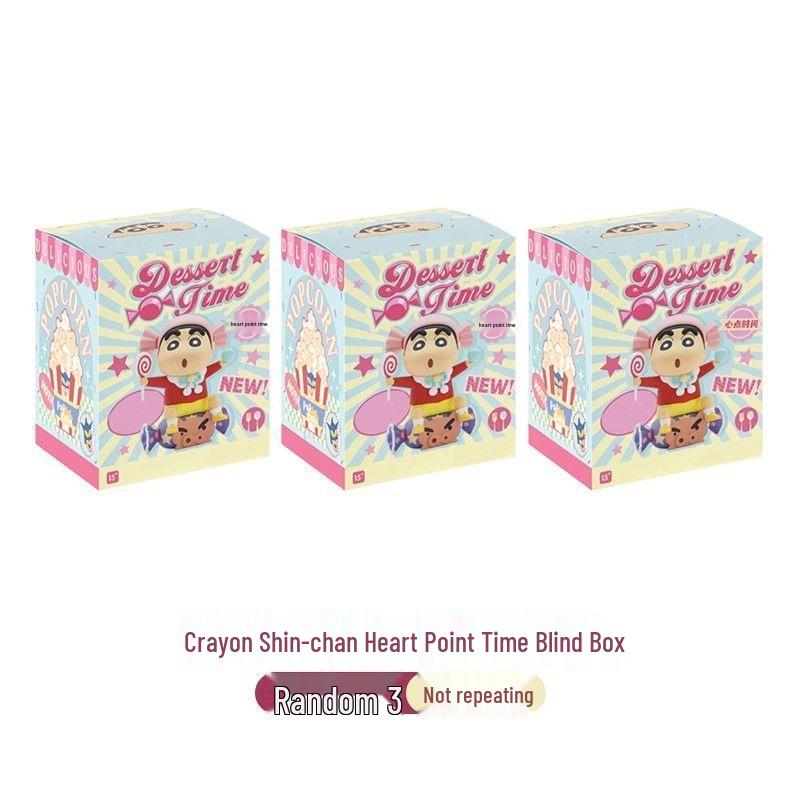 Crayon Shin-chan Snack Time Hand-painted Figure - Cake Decoration & Desk Ornament