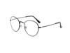Retro Metal Round Patterned Edge Eyeglasses 3447 - Trendy Harajuku-Inspired Plano Glasses