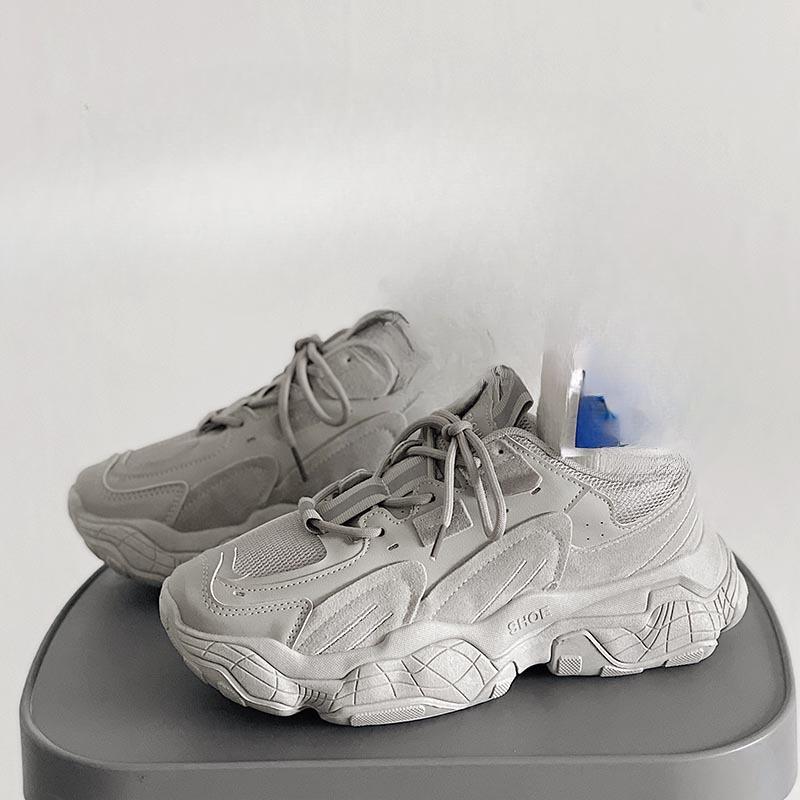 

Мужская обувь корейской версии, модная, удобная, дышащая, спортивная обувь, мужская повседневная обувь 45 серый