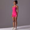 Solid Color One-piece Aerial Beauty Yoga Suit Seamless Breathable One-piece Yoga Suit