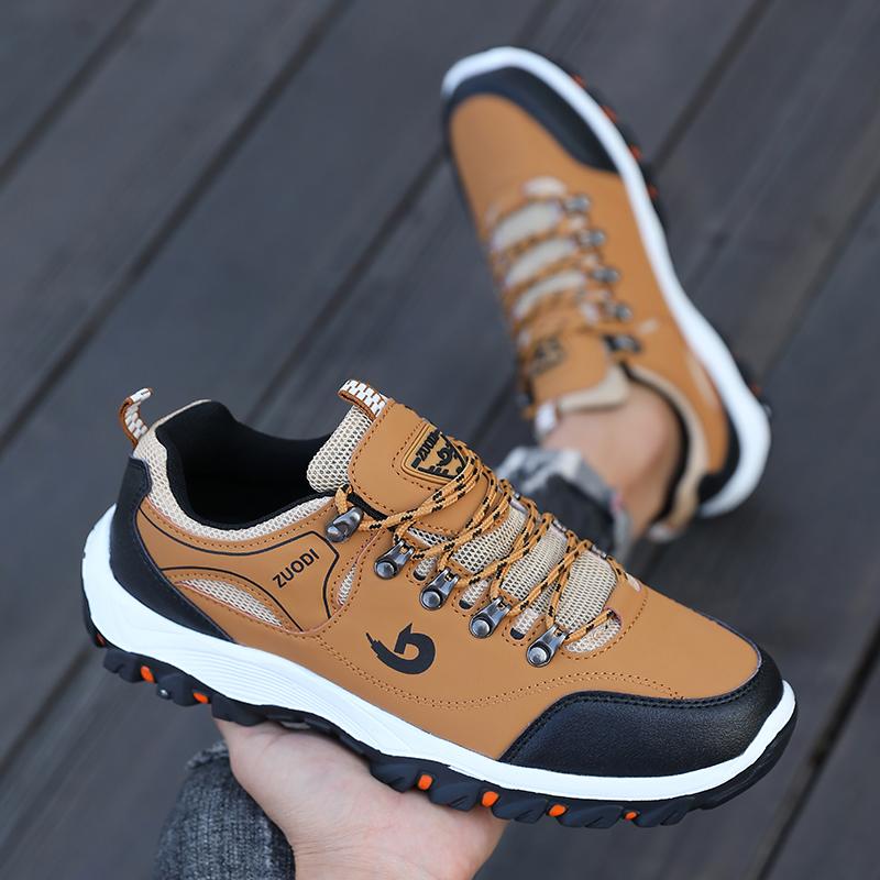 Fashion Men's Hiking Shoes 2025 New Fashion Lightweight Sports Casual Shoes, Outdoor Comfortable Anti Slip Wear-resistant Hiking Shoes