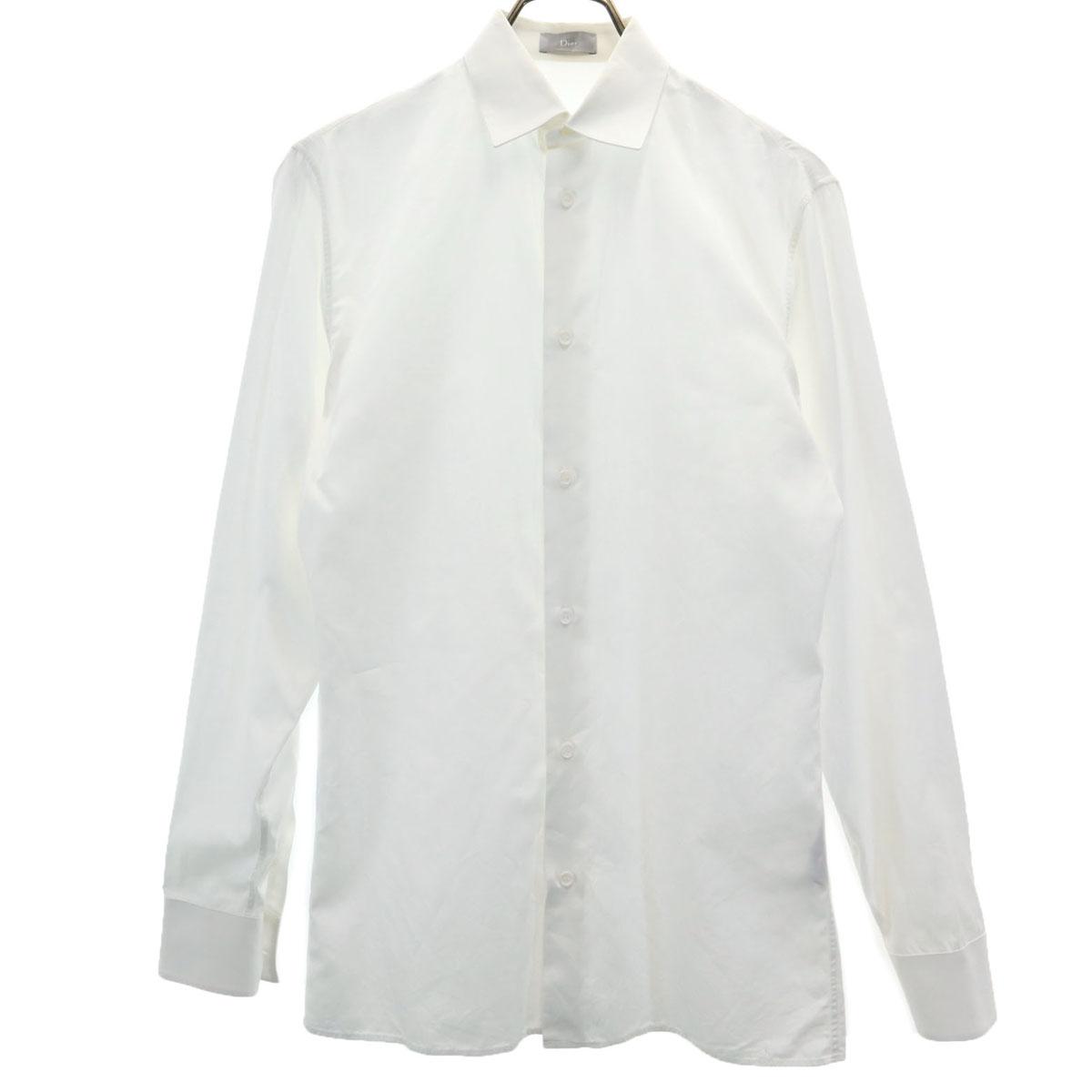 

Dior made in Italy Long sleeve Button down shirt 37 white Men s Used