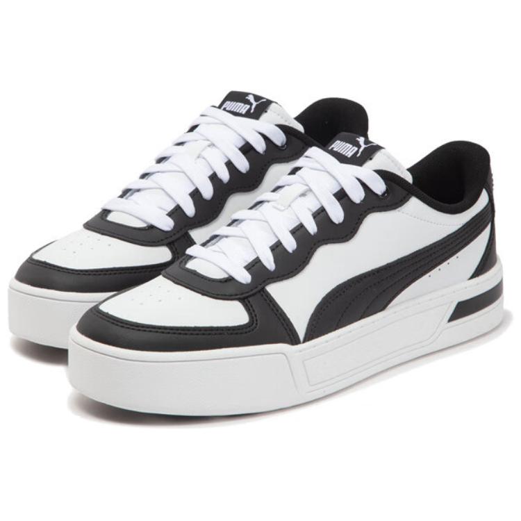 Puma Skye Trainers Comfortable Versatile Low-Top Sneakers Women sneakers White Black 374764-25