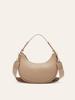 French women's bag new armpit bag fashion messenger portable niche semi-round crescent women's bag shoulder bag
