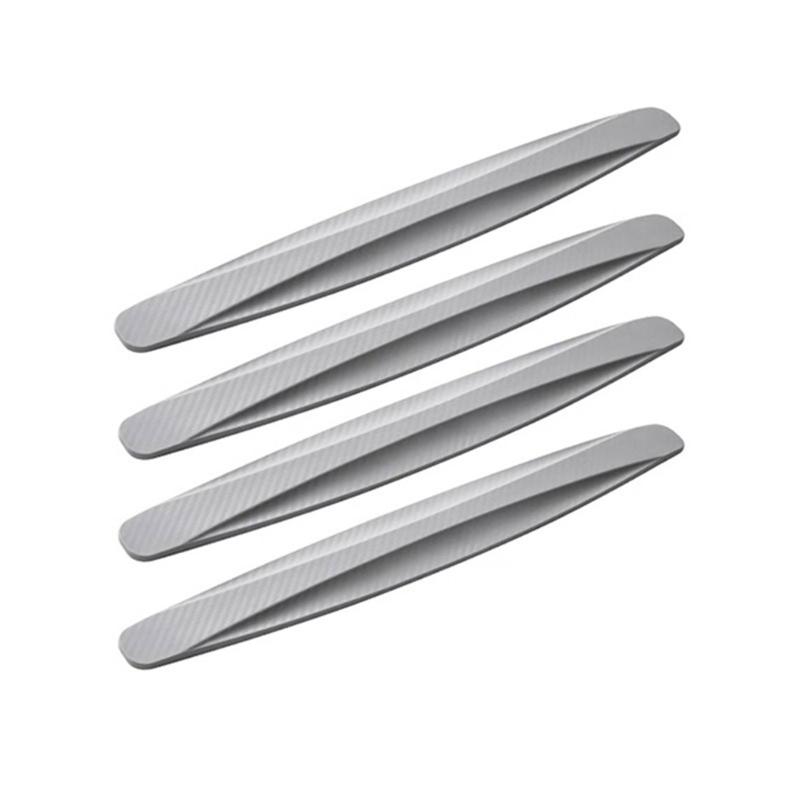 4pcs Car Bumper Guard Strips PVC Universal Car Protector Flexible Guard for Enhances Protections On Car Front & Rear