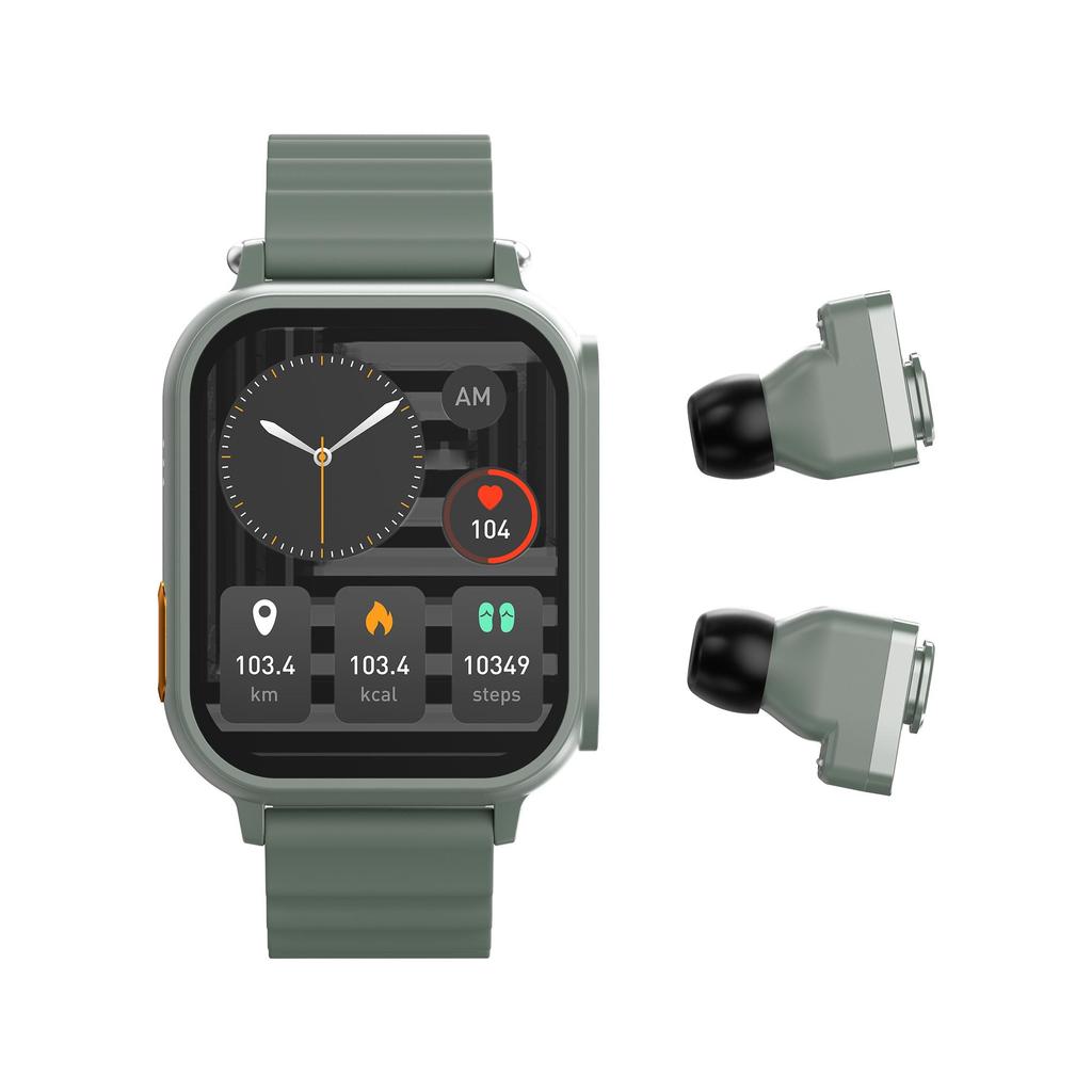 Rainbuvvy N22 TWS Earphone Sports Watch 1.96inch IPS 320x386 BT5.0 IP67 Life Waterproof Smart Bracelet  Android Smartwatch Support Multi-language