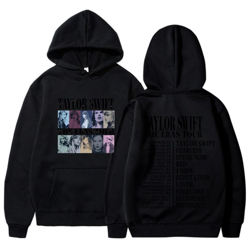 Unisex Oversized Hooded Sweatshirt Winter Casual Wear Printed Design Thick Fleece Lined Long Sleeve Loose Fit