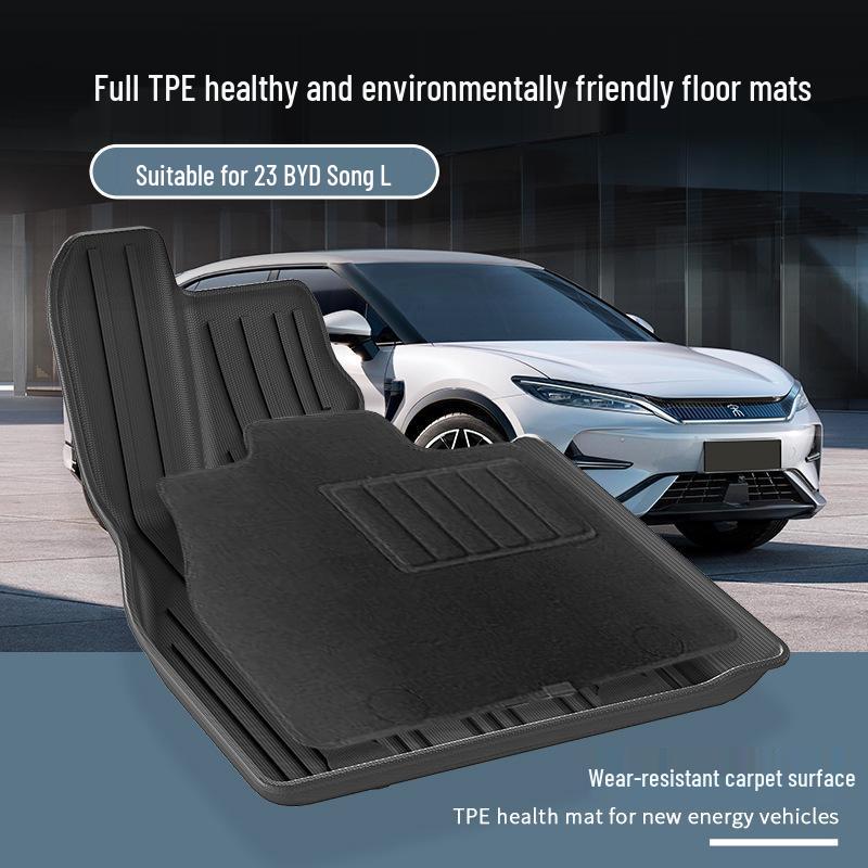 Custom TPE Floor Mats & Trunk Mat Set for 23 Model BYD Song L