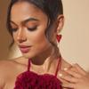 1 Pair Red Color Love Heart Earrings Heart Shape Baroque Earrings Dangle Earrings  Women Jewelry