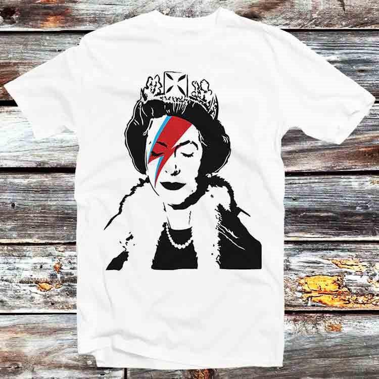 Banksy God Save The Queen T Shirt B1209