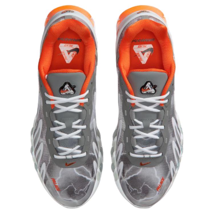 Palace x Nike Air Max DN8 Dusty Grey Herren Sneaker Safety-Orange-Particle-Grey-White IB4181-002