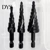 Twist Drills 3Pcs Drill Bits High-Hardness Sharp Spiral Hexagonal Handle Pagoda Combined Set for Workshop Step