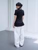 THE GREEN LAB Tiered Short Sleeve T-Shirt [Black]