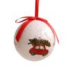 Shatterproof Christmas Tree Ball Snowman Car Pattern Christmas Tree Decorative  New Year