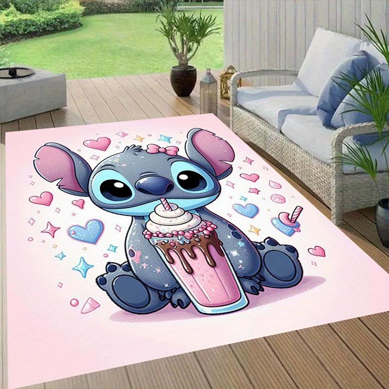 1pc Stitch Pattern Area Rug Soft Flannel Floor Mat for Living Room,Office,Bedroom and Carpet,Sofa Coffee Table Floor Mat