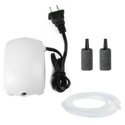 Silent  Aquarium  Air  Pump Fishbowl Adjustable Compressor Oxygen Stones Loosening Machine