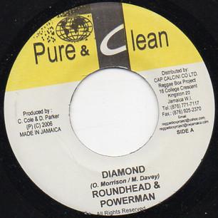 

7inch Record ROUND HEAD & POWERMAN / VIRGO MAN - Diamond / Gal U Dis NONE Pure & Clean 2006 Jamaica Reggae, Ska & Dub Used