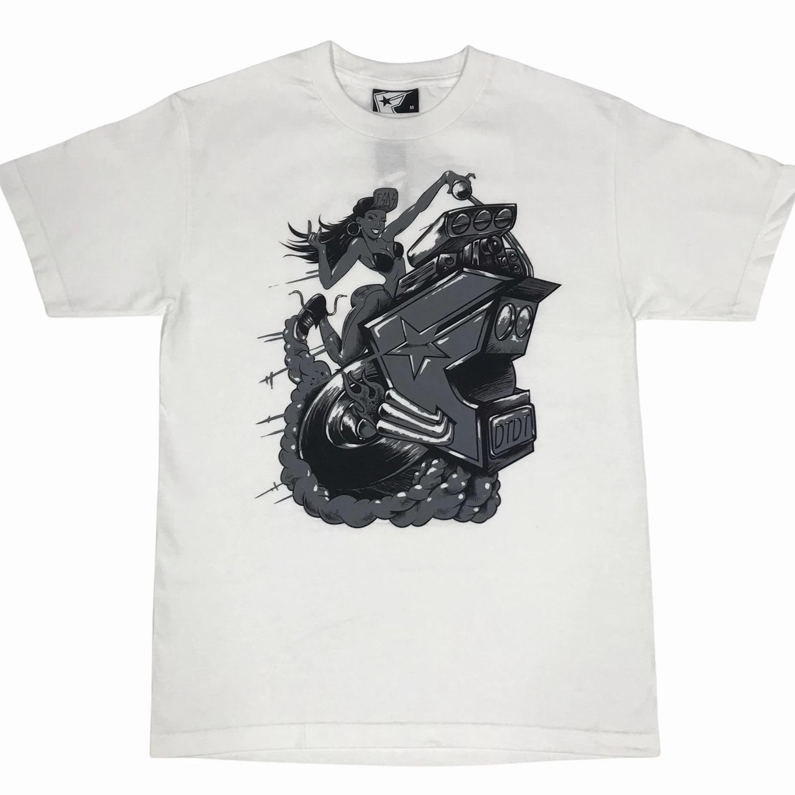 

Famous Stars And Straps Hot Roddin White T-Shirt 2XL