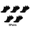 1/3/5 Pairs Men Women Socks Sports Compression Running Protector Ankle Protection High Elastic Pressure Boat Ankle Socks Short