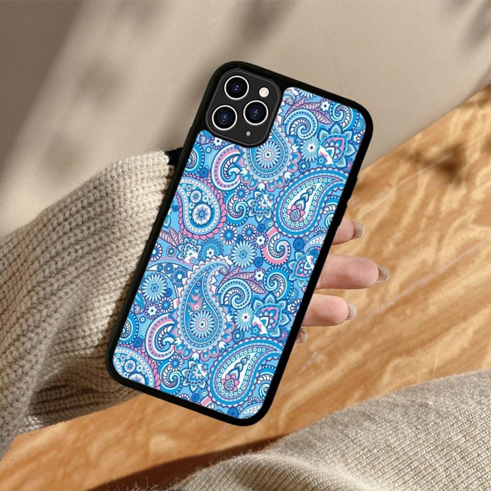 Mandala Painting PC+TPU Phone Case For iPhone 17 16 15 14 PRO MAX 11 12 13 PLUS MINI Cover