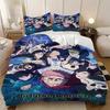 Duvet Cover Pillowcase Jujutsu Kaisen Satoru Gojo Bedding Set 2/3piece Set Adult Kid Bedroom Single Large Size Home Textiles