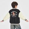 Duoduojia Boys' Autumn Bear Print Baseball Jacket