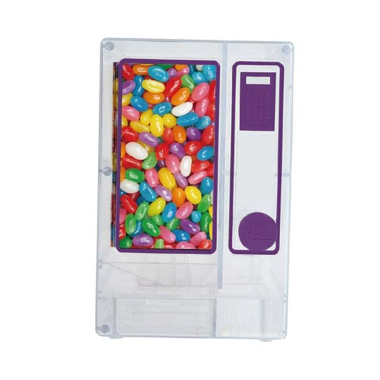 Large Capacity Candy Dispenser Sweet Treats Storage Box Kids Pulling Design Vending Machine Toy For Candy Organization