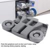 4PCS Dual Wheel Dishwasher Wheels Lower Rack ABS Dish Rack Wheels for W10195417 Kitchen Maintenance