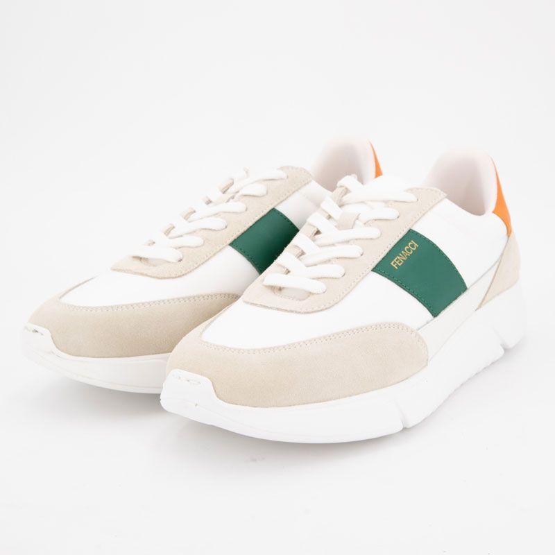 Basket white grey ax3080 t41/45 Homme FENACCI