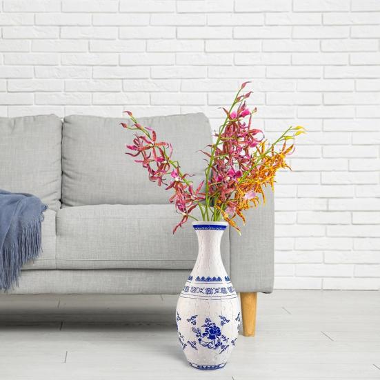 160 ks/sada 3D puzzle váza DIY ručně vyráběná modrobílá keramická mořská loď