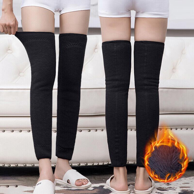 Winter Knee Pads Imitation Cashmere Knee Pads Knee Sleeve Warmth Cold Protection Resilience Thick Cotton Leggings Knee Pads Professional Grade