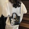 Glossy Portable Tote Bag Women's Shoulder Messenger Bag