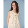 2025 Romantic Bow-Decorated Sleeveless Dress for Spring/Summer - European & American Style