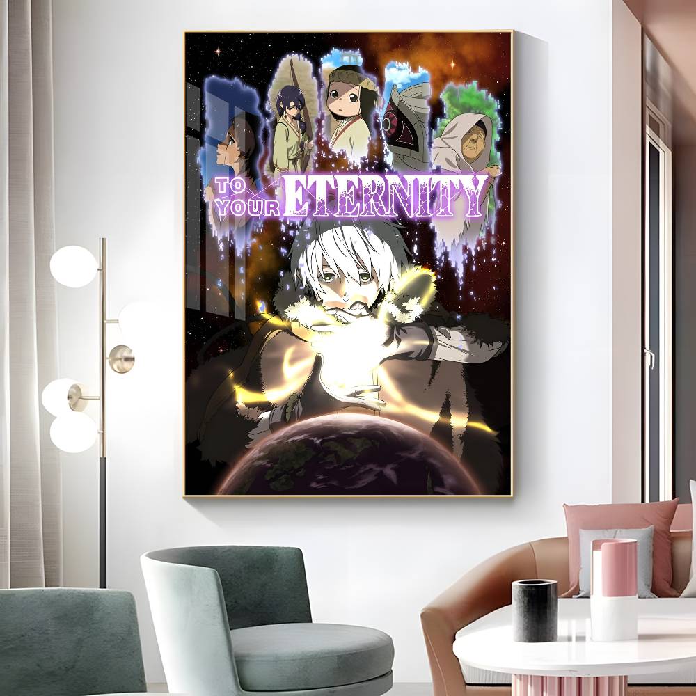 1pc To Your Eternity Anime Poster Sticker Print Waterproof Wall Art For Living Room Bedroom Home Decor