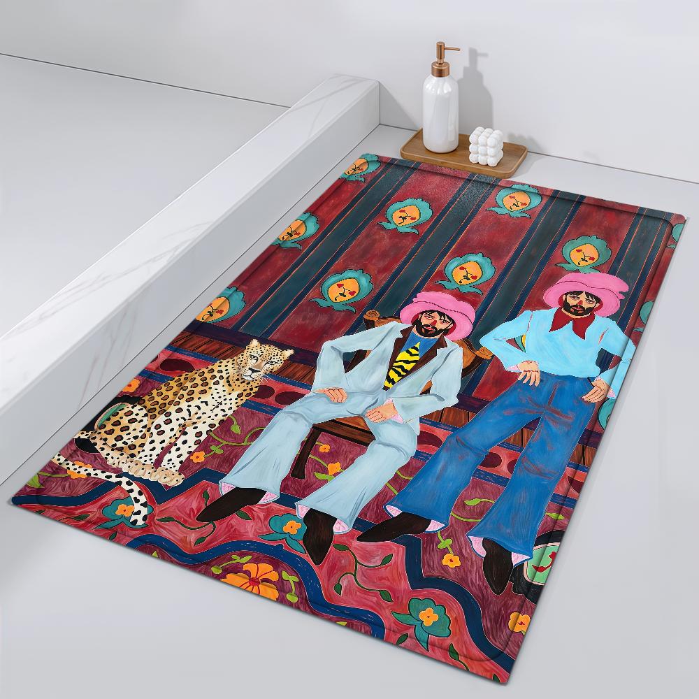 

Door Mat Bedside Abstract Entrance Bath Ben Floor Decoration C-Crase Corridor Door Mat Carpet Art Living Room Balcony 40cm x 60cm