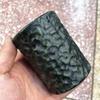 Tibetan Jade Medicine Stone Teacup Set with Volcanic Ink Jade Cup