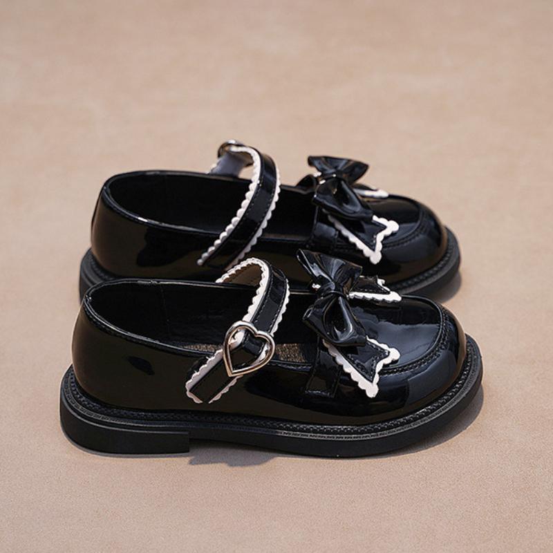 Leather Shoes, Fashionable Korean Version, British Style, Soft Soled Princess Shoes, Suitable for Elementary School Students, Performance Shoes