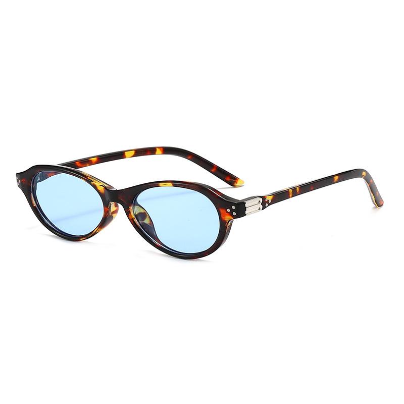 Cross-Border New Nerd Cat-Eye Sunglasses: European & American Fashion for Women, Versatile & High-End for Street Photography