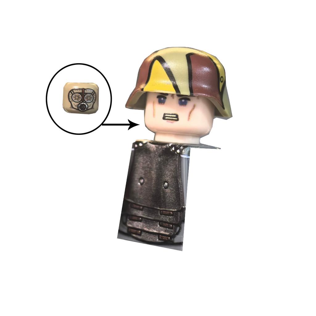 MOC UV Printing Military Building Blocks Accessories Soldier Figures Special Forces Army Sniper Police Bricks Toy Children Gift