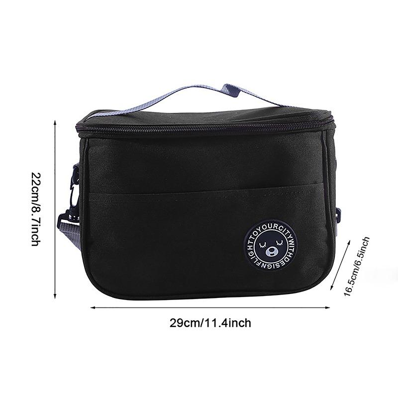Travel Portable Camping Picnic Bag Cold Food Cooler Thermal Kids Insulated Case With Strap 1PC