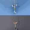 Handmade Bee Crystal Ball Prism Car Pendant Hanging Solar Lamp Home Decoration, Sun Catcher Light Collector Garden Decoration Pendant