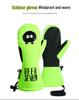 Thinsulate Cartoon Winter Snowboard Gloves - Men's, Women's, and Children's Windproof, Warm Outdoor Mittens