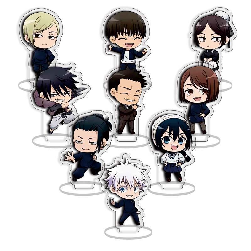 Jujutsu Kaisen Acrylic Keychain: Gojo, Geto, Toji, Itadori, Megumi
