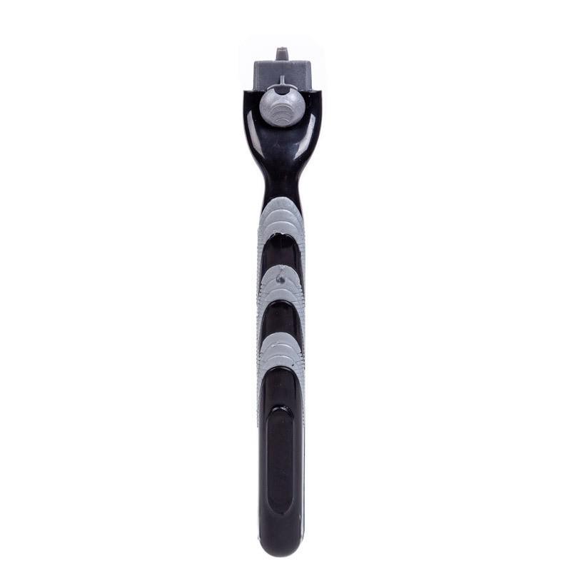 Men s Three-Layer Speed Razor with Anti-Scratch Stainless Steel Blades 4-pack card
