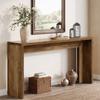 Tribesigns 140cm Boerderij Console Tafel Rustiek Bruin Hout Opbergbank Tafel voor Entree Hal Foyer Woonkamer