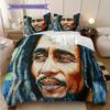 Bob Marley Art Set Threepiece Set 1 Duvet Cover 2 Pillowcase Without Core Christmas Birthday Gift Duvet Cover And Pillowcase