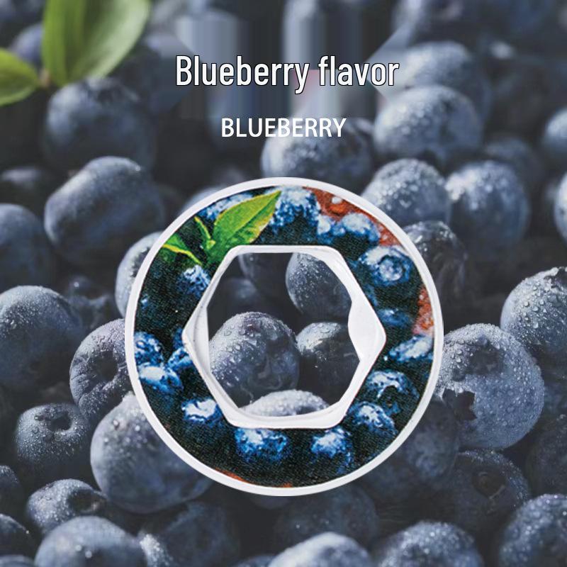 Fruit-Flavored Zero Calorie Water Bottle with Pop-Up Lid and Aroma Ring